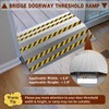 Door Threshold ramp 31.5" W*18.9" L, Metal Bridge Doorway Threshold