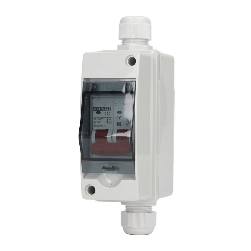 2P Miniature Circuit Breaker IP65 Waterproof Disconnect Switch for Solar