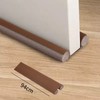 3 Pack EVA Foam Door Draft Stopper Bottom Seal Strip