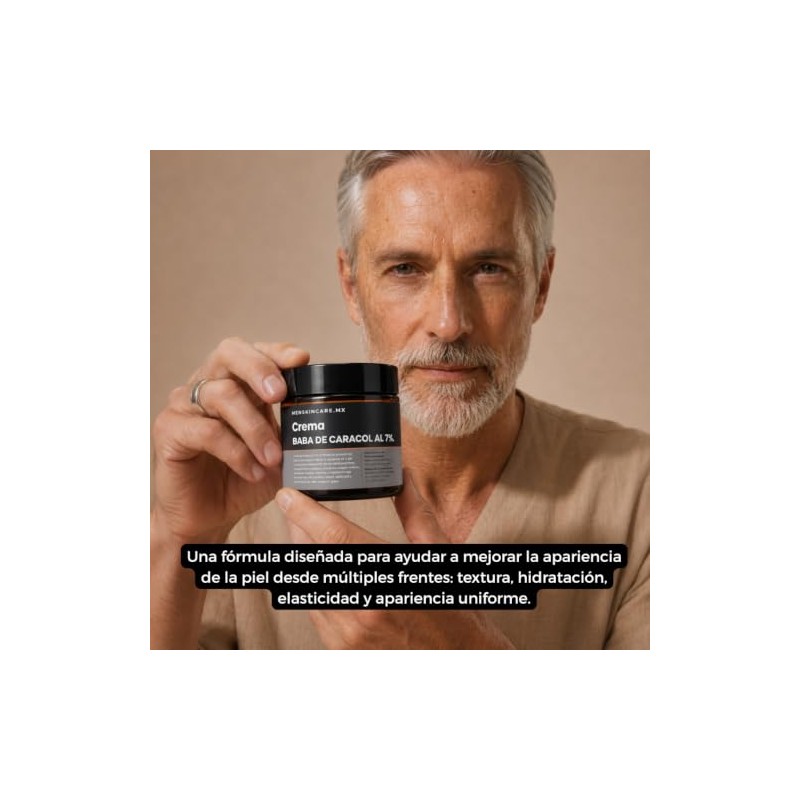 100gr Crema Baba Caracol Hombres Regenera Piel Dañada Desvanece Manchas