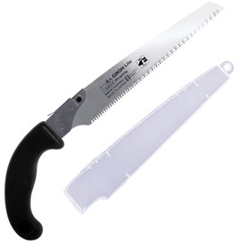 KAKURI Japanese Hand Saw [Tree Pruning] 8-1/4" Japanese Pull Saw with Blade Cover, Made in JAPAN