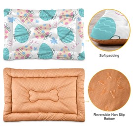xigua Easter Eggs Pet Bed, Soft Anti-Slip Dog Cat Bed Pet Mattress for Small Medium Large Dogs and Cats, 36 x 24 Inch