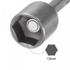 sourcing map Quick-Change Nut Driver Bit, 1/4" Hex Shank 13mm