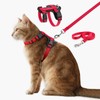 Plutus Pet Adjustable Cat Harness and Leash Set, Quick Release,