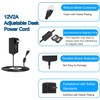 12v 2a Adjustable Desk Power Cord Replacement for Single Motor