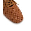 JW PEI Women's Kayla Weave Strap Flat Shoes - Brown