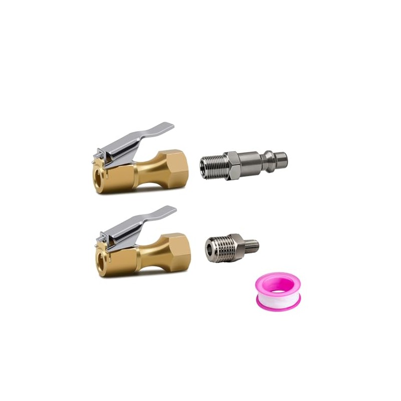 Hausadler 2 Pack Lock On Air Chuck, Heavy Duty Open