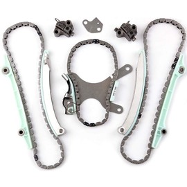 GDSMOTU Timing Chain Kit W/O Sprockets for Dodge for Durango for Ram 1500 for Dakota for Jeep Grand Cherokee Commander Mitsubishi Raider 1999-2008 4.7L 287 CID SOHC, 9-0393SX