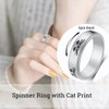 OreilleStar Anxiety Ring for Women Spinner Ring Fidget Toys Adults