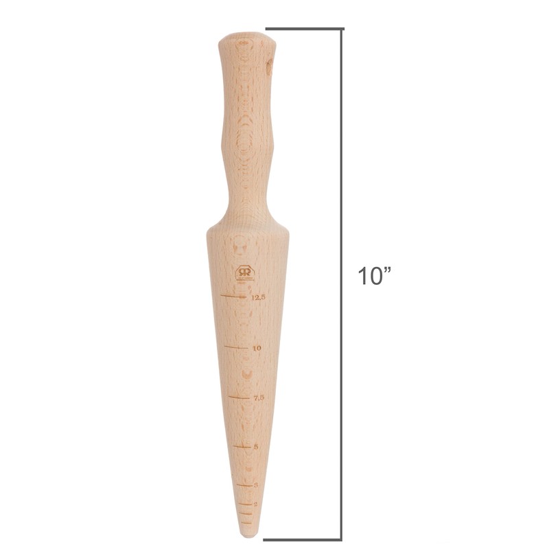 REDECKER Untreated Beechwood Garden Dibber for Seedling and Bulb Planting