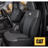 CAT MeshFlex Front Seat Covers Set Black & Gray, CASC-2284-GR