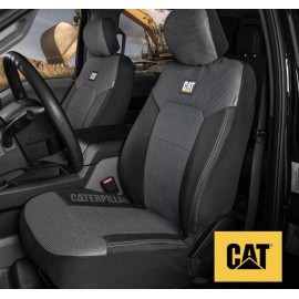 CAT MeshFlex Front Seat Covers Set Black & Gray, CASC-2284-GR