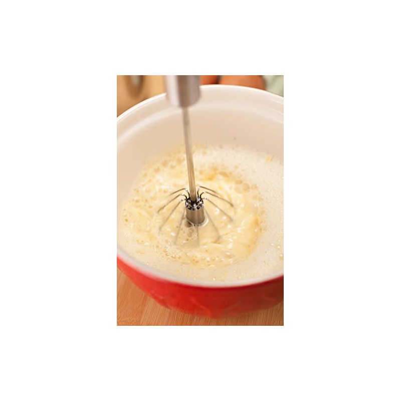 JudgeTC316 Spinning Whisk/Egg Beater, Silver