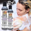 RA COSMETICS 100% African Liquid Natural Black Soap - 8