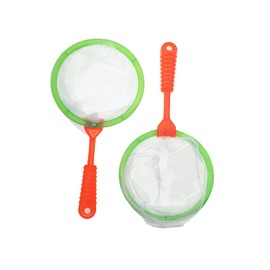 NOLITOY 10pcs Mini Gauze Fishing Net Portable Outdoor Garden Toy for Boys and Girls Lightweight Simulated Net Playthings for Catching Insects Bugs and Fish Random