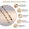 2 Pcs Bohemian Hair Chain with Colorful Beads & Sun