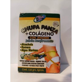 Natural life JABON DE COLAGENO & JENGIBRE COLLAGEN & GINGER SOAP 130GRS " Reafirmante, Tallas