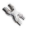 Welded Exhaust X Pipe 2.5"ID Dual Inlet/Outlet Crossover Exhaust X-Pipe