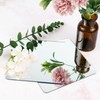 yuntop 2 Pack Self Adhesive Acrylic Mirror, 2MM Flexible Plastic