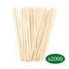 Extiff Set of 2000 Wooden Stirrers 11cm Biodegradable for Hot