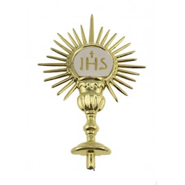 24 Gold Communion Host Cupcake Decorations 3" Picks Favor Puff Décor