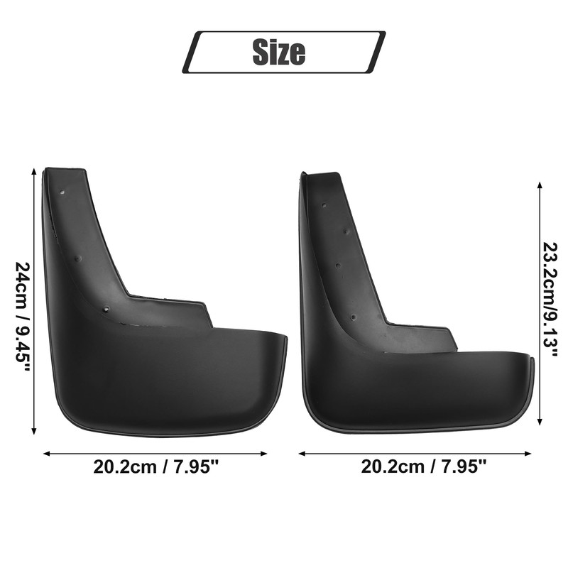 X AUTOHAUX Car Front and Rear Mud Flaps Splash Guards