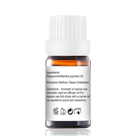 GM Gumili Peppermint Essential Oil - 100% Pure Aromatherapy Oil for Diffusers,Home & Beauty Care - 10ml