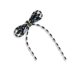 Elegant Love Bow Brooch Micro Pave Cubic Zirconia Bowknot Wedding Bride Mother Brooch Pin Ribbon Shape Jewelry Brooch Breastpin (Black CZ Gold Bow)
