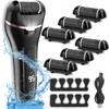 Rechargeable Electric Callus Remover for Feet with 6 Roller Heads,