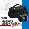 Vidpro DSLR and Video Camera Gadget Bag - Large Protective