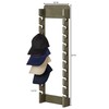 Touch of Class Wooden Ball Cap Display Wall Rack -