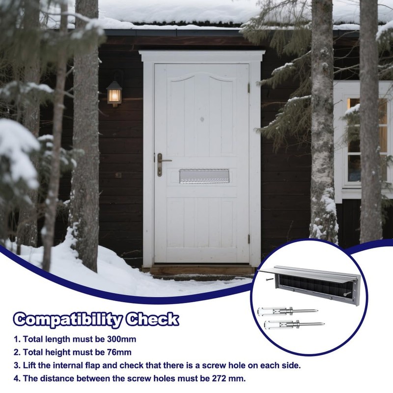 Telescopic Sleeved Letter Box, Premium Draught Proof Postal Letterbox, Aluminium