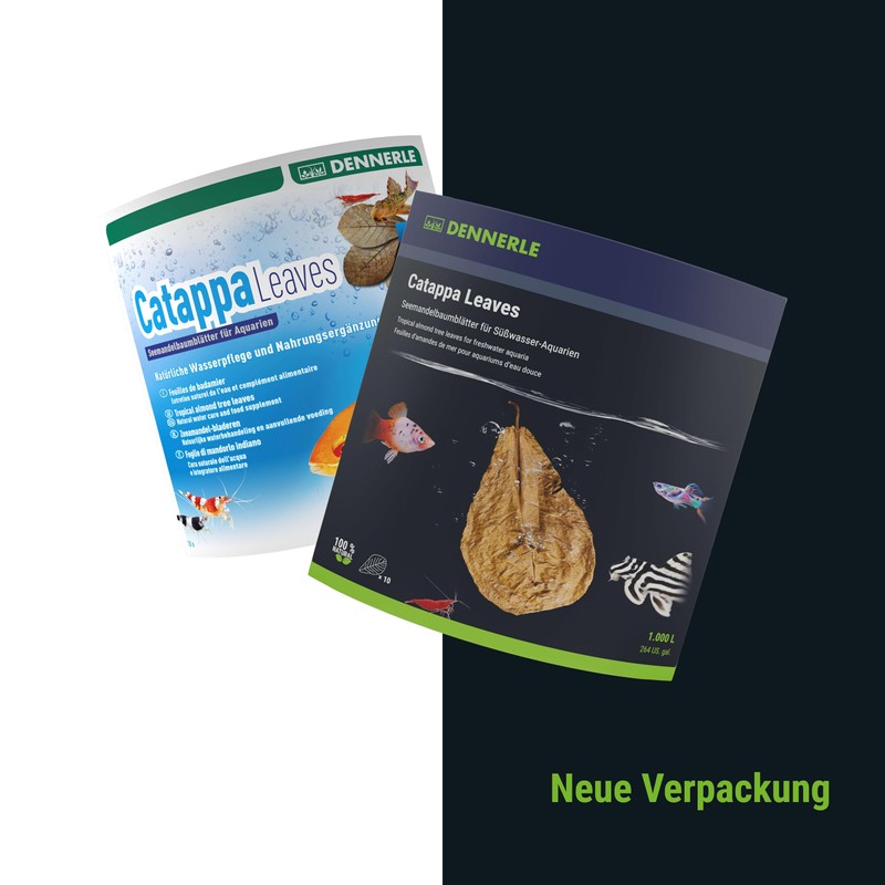 DENNERLE Catappa Leaves, 18 x 10 cm, 800 Litre