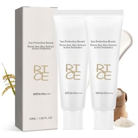 Protector solar orgánico SPF50+, arroz y probióticos, PA+++++++++++ crema coreana | Piel coreana para todo tipo de piel | Protección UV para la piel nutritiva