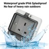 3 Hole Socket IP66 Waterproof UK Standard Socket Electrical Socket