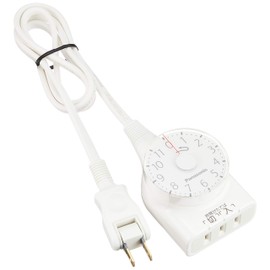 Panasonic WH3111WP Dial Timer, 11-Hour Form, 3.3 ft (1 m) Cord, White