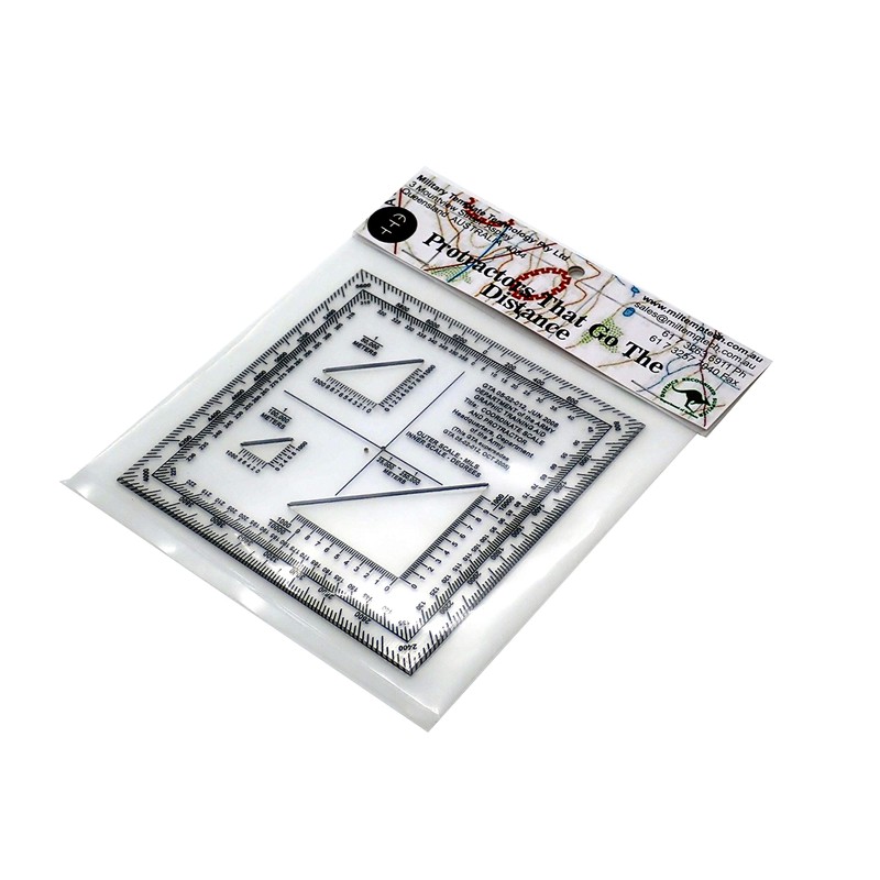 MTT PL - Protractor & Coordinate Scale US DOD GTA