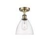 Innovations 516-1C-AB-GBD-752 1-Light Semi-Flush Mount Antique Brass