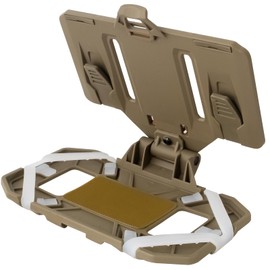 MOLLEQLS Plate Carrier Accessories Tactical Gear Molle Vest Phone Chest Mount Holder Agilite - Fits Screen Size 4.7"-6.7" (Coyote Brown)