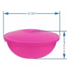 Ventasclub by boris 6 Contenedores Con Tapa 3.5 Litros Bowl