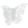 sourcing map 100Pcs Butterfly Paper Napkin Rings, 3D Laser Cut
