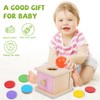 Adena Montessori Infant Toddlers Coin Box Montessori Toys for 6-12