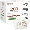 200 Count Lens Wipes for Eyeglasses, Eye Glasses Cleaner Wipes