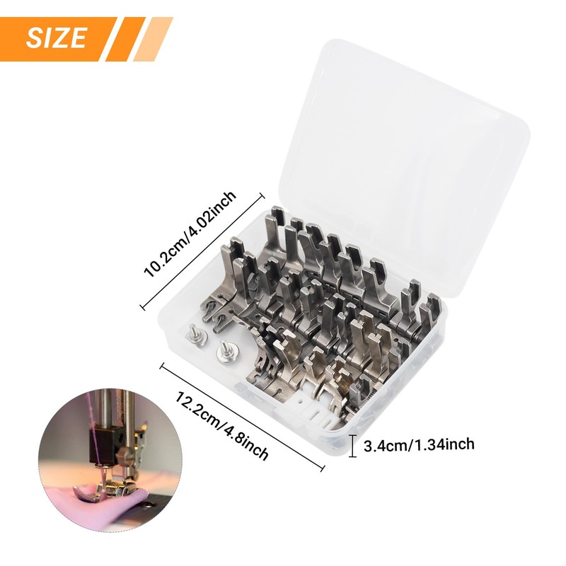 Sewing Presser Foot Set 25Pcs, Sewing Machine Presser Feet Kit