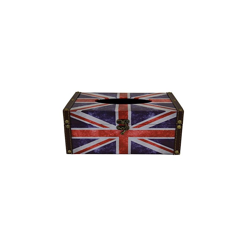 Carina's Collection British Union Jack Tissue Holder Box Cover