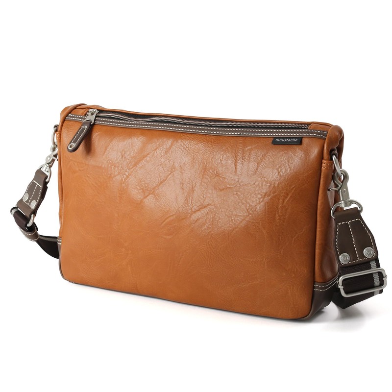 [Mustache] MOUSTACHE Shoulder Bag VMR-5696, Camel, M