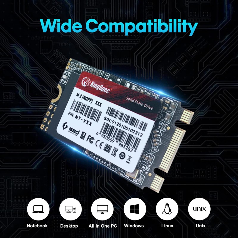 KingSpec 2242 NGFF M.2 SATA III 6Gb/s Internal Solid State