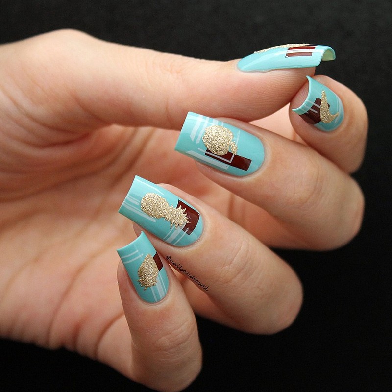 Whats Up Nails - Fruits Vinyl Stencils for Nail Art