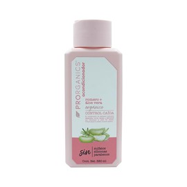Prorganics Acondicionador Orgánico de Aloe Vera (Sávila) y Romero. Anticaída y Engrosador de cabello Prorganics, 380 ml.