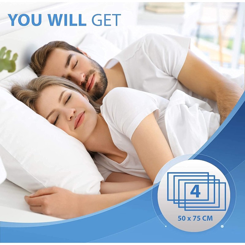 Adam Home 100% Brushed Microfiber Pillow Protectors 6 Pack with